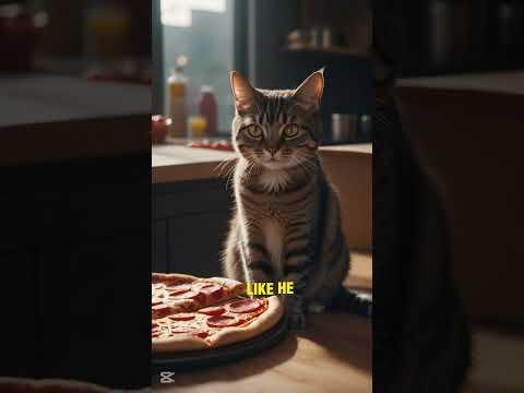 "When Your Cat Orders Pizza... 🍕😼 | AI Story Crafter"#catstory #funnycat #catshorts #catlovers#viral