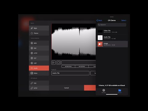 Ctrl for iPad - Importing Media Assets