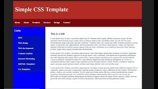 Basic website template with css - speed coding #3