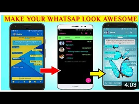 Use whatsapp and facebook beautifull theme great look