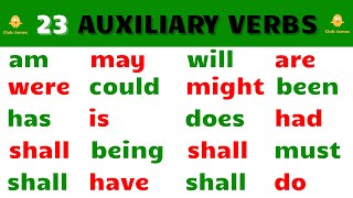 23 Auxiliary Verbs in English