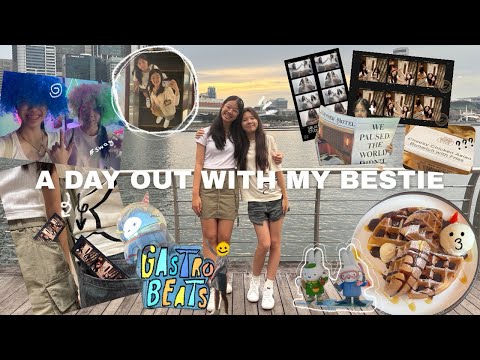 A day out with my bestie💗🌝 | thrift shops, photobooth, music festival
