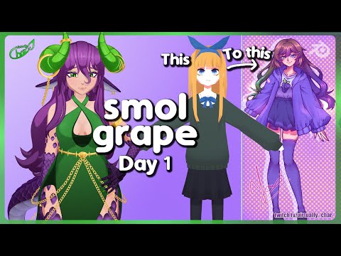 My first low poly model | @smolgrape Day 1