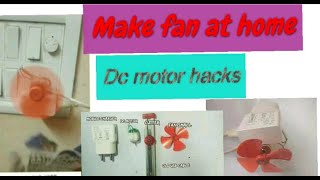 Make mobile charger Fan at home easily #studyandtechnology #Dc