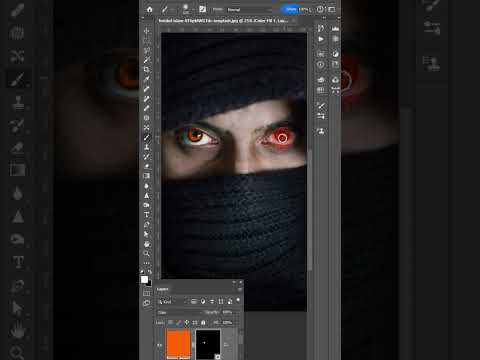 Eye colour change for Adobe Photoshop tutorial 👍