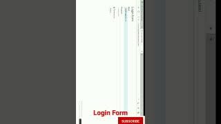Login Form | Bootstrap Forms | Bootstrap Form Layouts | Bootstrap  #shorts #form