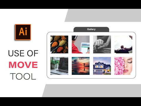 how to use move tool in illustrator | tutorial
