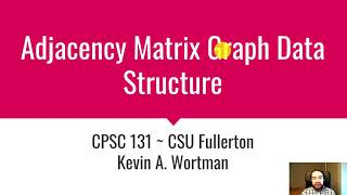 Adjacency Matrix Graph Data Structure