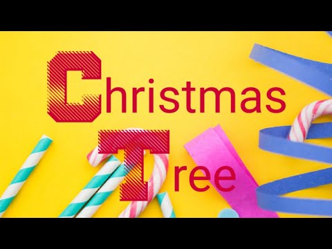 How to make a DIY Paper Christmas tree|VALIANT V
