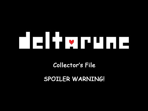 [DR SPOILERS!!] Deltarune Collector's File Chapter 3 - No chat on screen