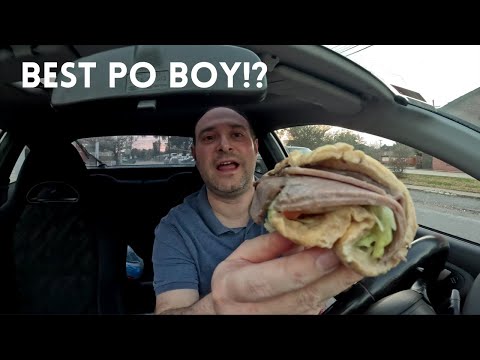 Best PO BOY Sandwich!? Lafayette Food Tour! 2025