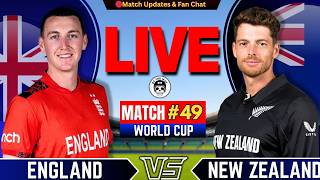 ENG vs NZ, 49th Match T20 World Cup | Live Cricket match Today | ENGALAND vs NEW ZEALAND Live