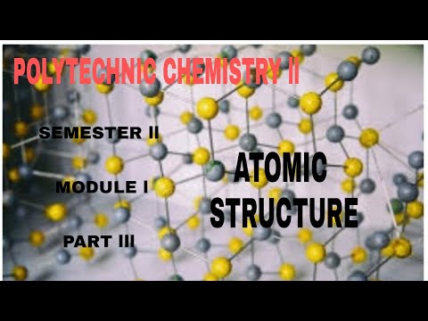 Electronic configuration|Atomic structure|module1|semester 2|polytechnic chemistry