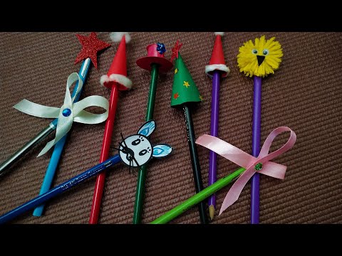 7 Easy Pencil Decoration | DIY Stationary Decor | Paper Decoration | DIY Pen & Pencil Decorations