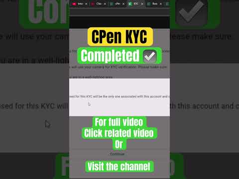 CPen KYC Completed | How to do CPen KYC | Mining App
