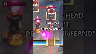 BALD HEAD: "WITH FAMILY IS EVERYTHING POSSIBLE" #clashroyale #cr #pekka   #clashroyalegaming #larry