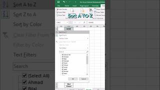 Ms Excel | Filter | Shortcut | #excel #filter #shortcutkeys @developersguides