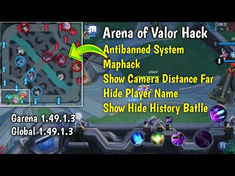 VIP Script Cheat AOV | Antiban, Maphack, Show Camera Far, Show Hide History Battle, Hide Player Name
