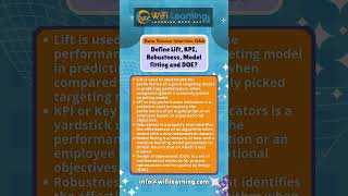 Mastering Data Analysis: Lift, KPI, Robustness, Model Fitting & DOE Explained.