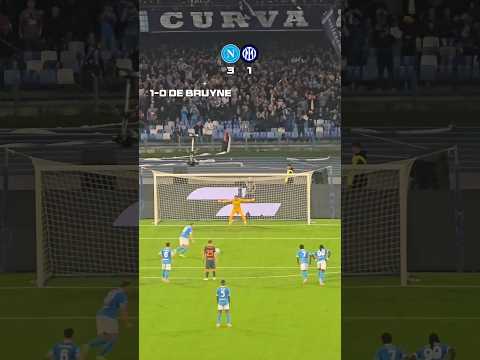 Gol De Bruyne NAPOLI-INTER