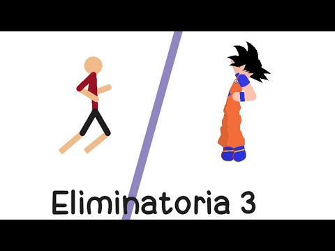 Guerra de Stickmans | Batalla 3 de Eliminatoria | Stickman vs Goku |