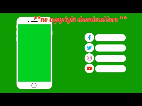 social media mobile green screen|