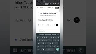 blackbox ai generates   youtube video summary  # shorts # shorts video