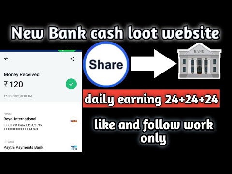 Earn without investment unlimited ₹100 ₹100 rupees || New earning video unlimited trick ||#tachmoney