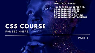 Start Learning CSS Now - Learn Background Properties in CSS | CSS tutorial for beginners.