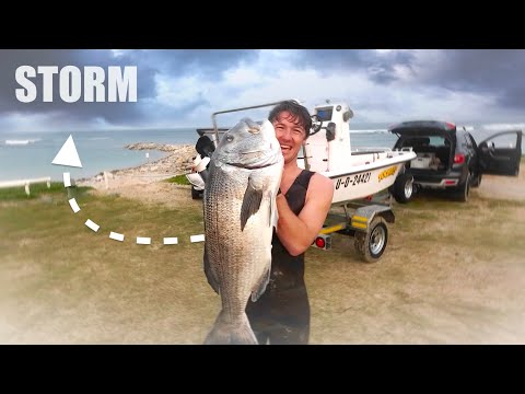 Braving the STORM for AFRICA'S TOUGHEST FISH | my best day spearfishing off Noordhoek, South Africa!