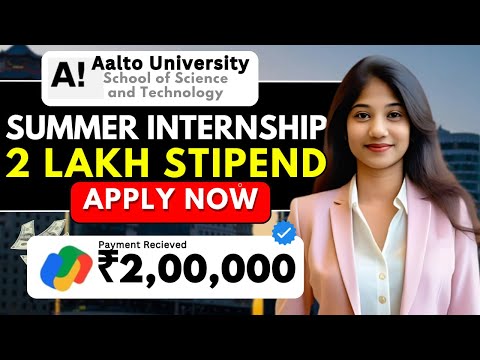 Paid Summer Internship for College Students | ₹2 Lakh Stipend | By Dhruvi Khandelwal
