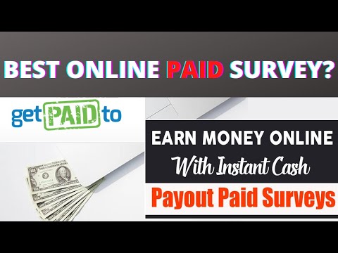 The Best Online Paid Survey website Ever| Instant cash [Updated]