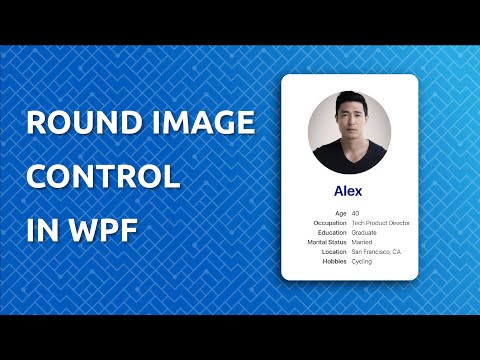 Round Image Custom Control [WPF]