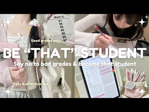 HOW TO BECOME THAT STUDENT 📖🌷 || No more to bad grades