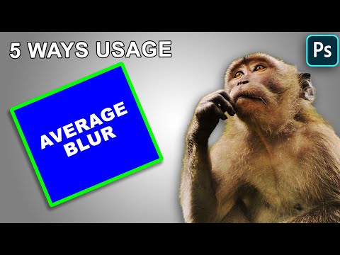 Photoshop Filters : Average Blur - 5 Ways To Use In An Image
