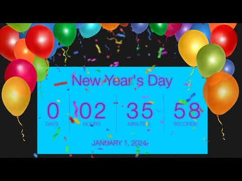 🔴 LIVE NEW YEAR'S DAY COUNTDOWN 🔴