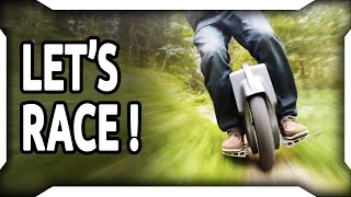 Fastest electric unicycle Off-Road Trail #1 Gotway MSuper HS Wheelz with crash