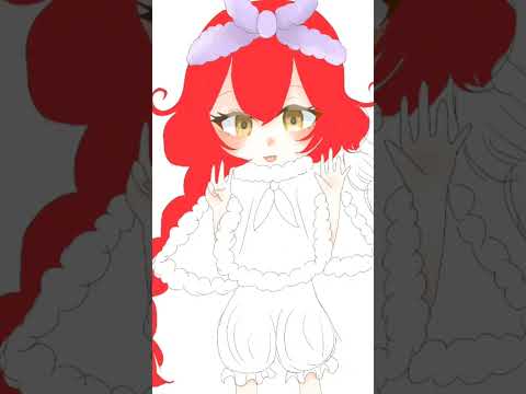 サンリオキャラクター大賞お疲れ様イラストメイキング💜