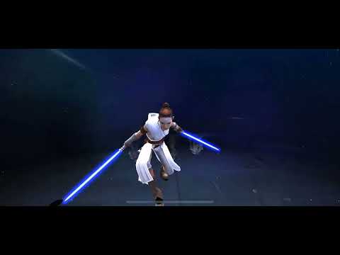 GL Leia vs Rey, Ben Solo, Barriss, L3-37, and 50R-T in TW with new Rebel Fighter DC