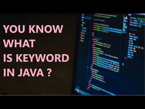 Chapter 13: JAVA TUTORIAL | JAVA BASIC | LEARN JAVA | You know what is Keywords in Java (English)