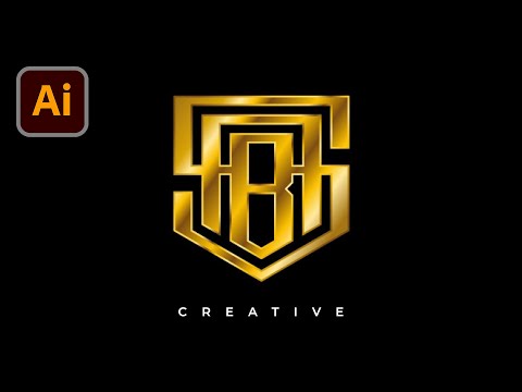 Logo Design Tutorial - Modern Logo Design in Illustrator | Letter SAB Logo Design In Illustrator