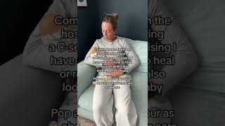 How to actually recovery from your C-section the360mama.com #csectionrecovery #newmom #birth