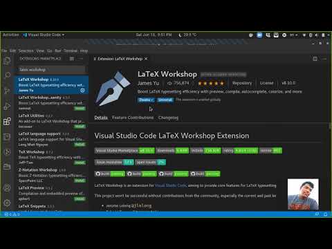 Visual Studio Code for LaTeX Editing