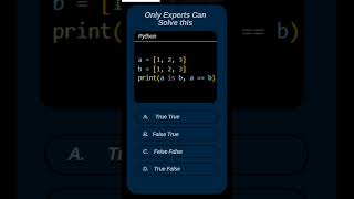 Only Coding Masters Can Solve This! 🔥 Write Your Answer in the Comments! 🧠 python exercise 9 #shorts