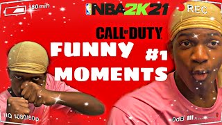 DURAGKELL RAGE AND FUNNY MOMENTS ON NBA 2K21 AND COD WARZONE!! STREAM HIGHLIGHTS🤣