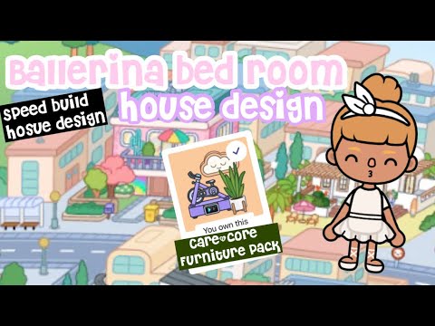Ballerina 🩰  bedroom design| toca boca house design 🏡