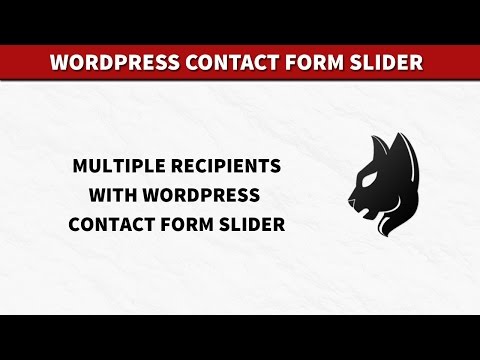 How to add Multiple Recipients in WordPress Contact Form Slider
