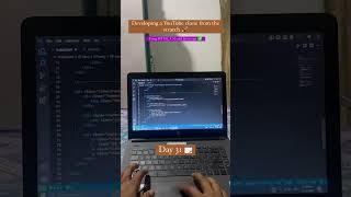 Day 31 of building a YouTube clone 🚀✅ #scratchcoding #codingdays #codinglife #html #codingchallange