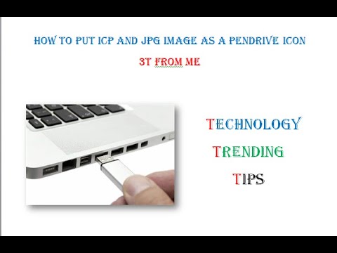 How To Put ICO and JPG Image as A Pen Drive Icon - TAMIL - 3T FROM ME
