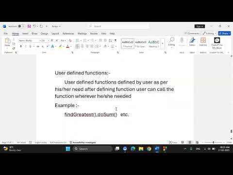 types of function in c (@Usefullcontants )